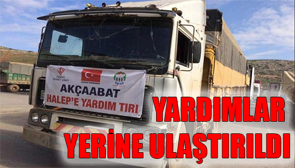 Yardımlar Yerine Ulaştırıldı