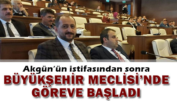 Özdemir, Büyükşehir Meclisinde Göreve Başladı