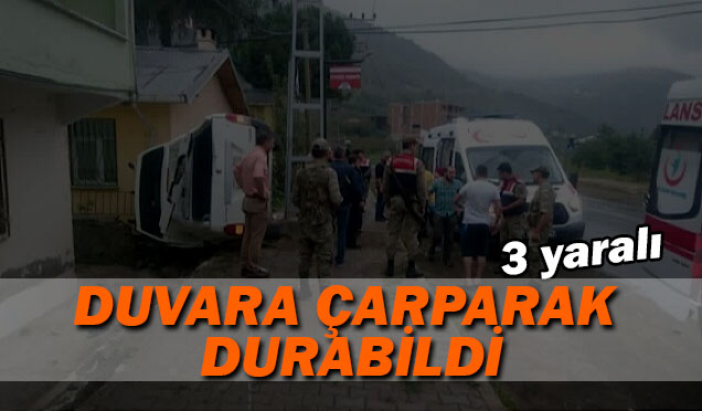 Duvara Çarparak Durabildi